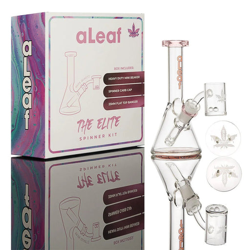 aLeaf The Elite 5" Beaker 10mm aLeaf Smoking Accessories Pink