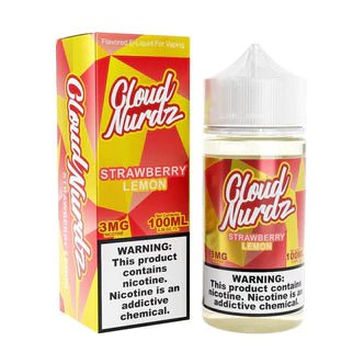 Cloud Nurdz 100mL Cloud Nurdz Premium e-Liquids Strawberry Lemon / 3mg / 100mL
