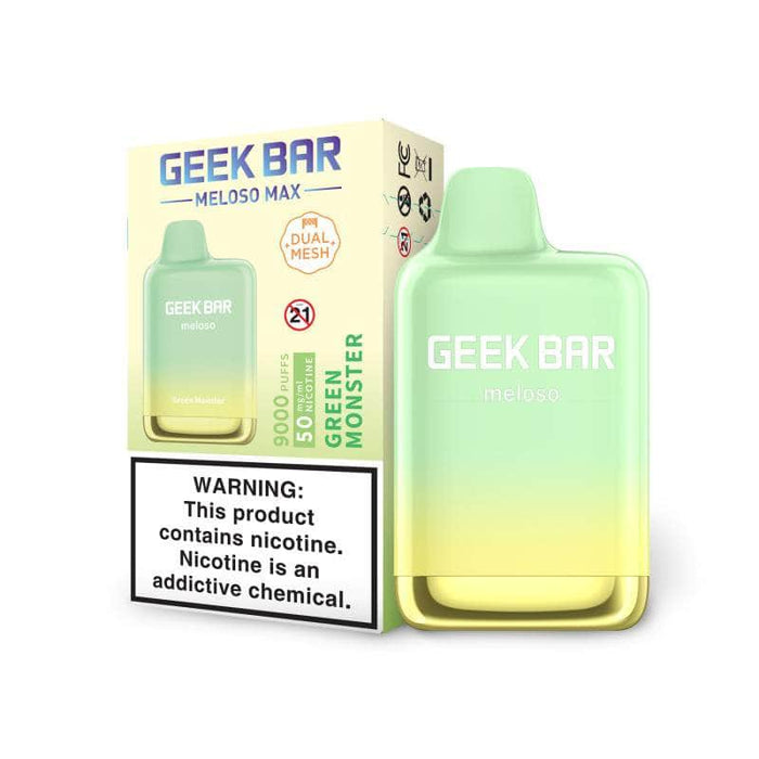 Geek Bar Meloso Max 9000 5% Geek Bar Disposables Green Monster / 5% / 9000+