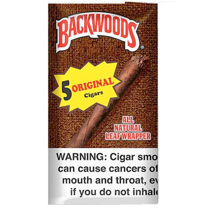 Backwoods - 5 Pack Cigars Backwoods Smoking Accessories Original Backwoods / 5