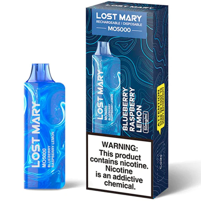 Lost Mary MO5000 5% Elf Bar Disposables Blueberry Raspberry Lemon / 5000+ / 5%