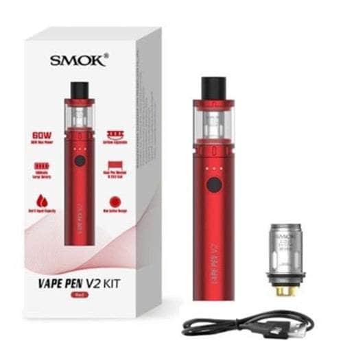 Smok Vape Pen V2 Kit Smok Hardware- Kits w/ Tanks Black