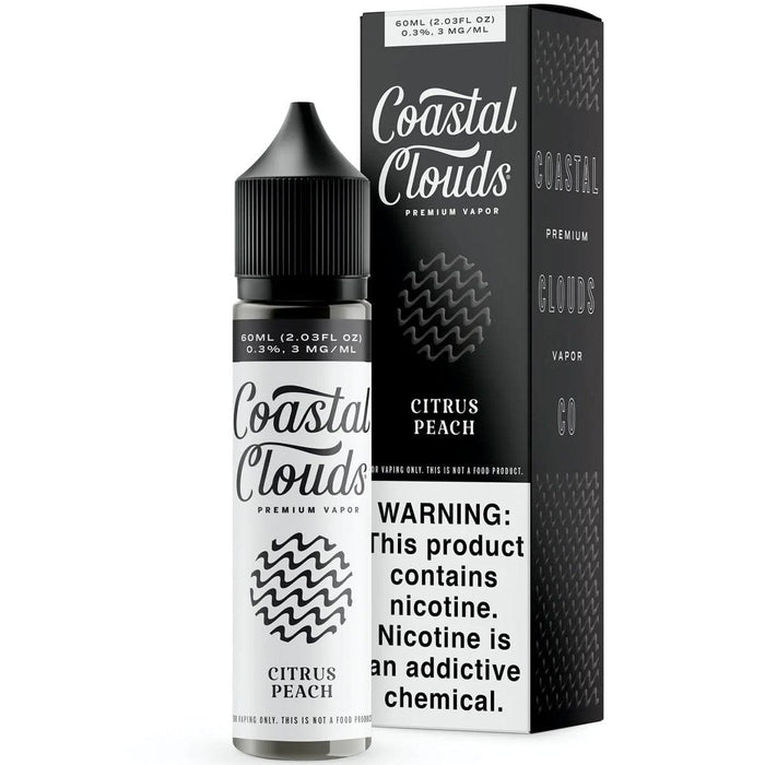 Coastal Clouds fruits 60mL Coastal Clouds Premium e-Liquids Citrus Peach Coastal Clouds / 3mg / 60mL