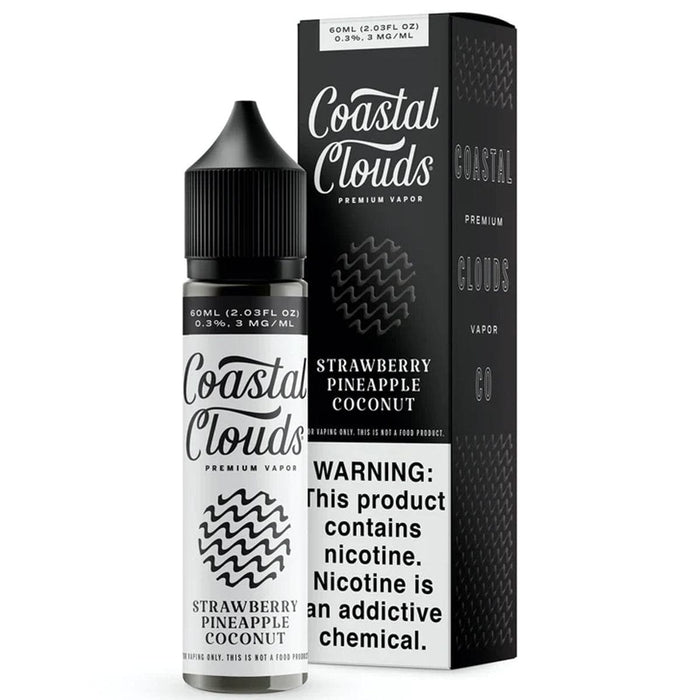 Coastal Clouds fruits 60mL Coastal Clouds Premium e-Liquids Strawberry Pineapple Coconut Coastal Clouds / 3mg / 60mL