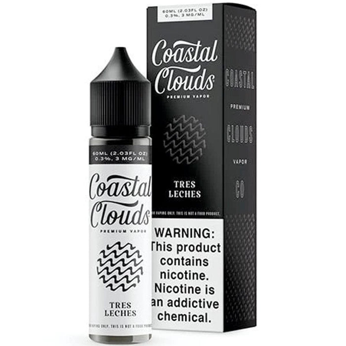 Coastal Clouds desserts 60mL Coastal Clouds Premium e-Liquids Tres Leches Coastal Clouds / 3mg / 60mL