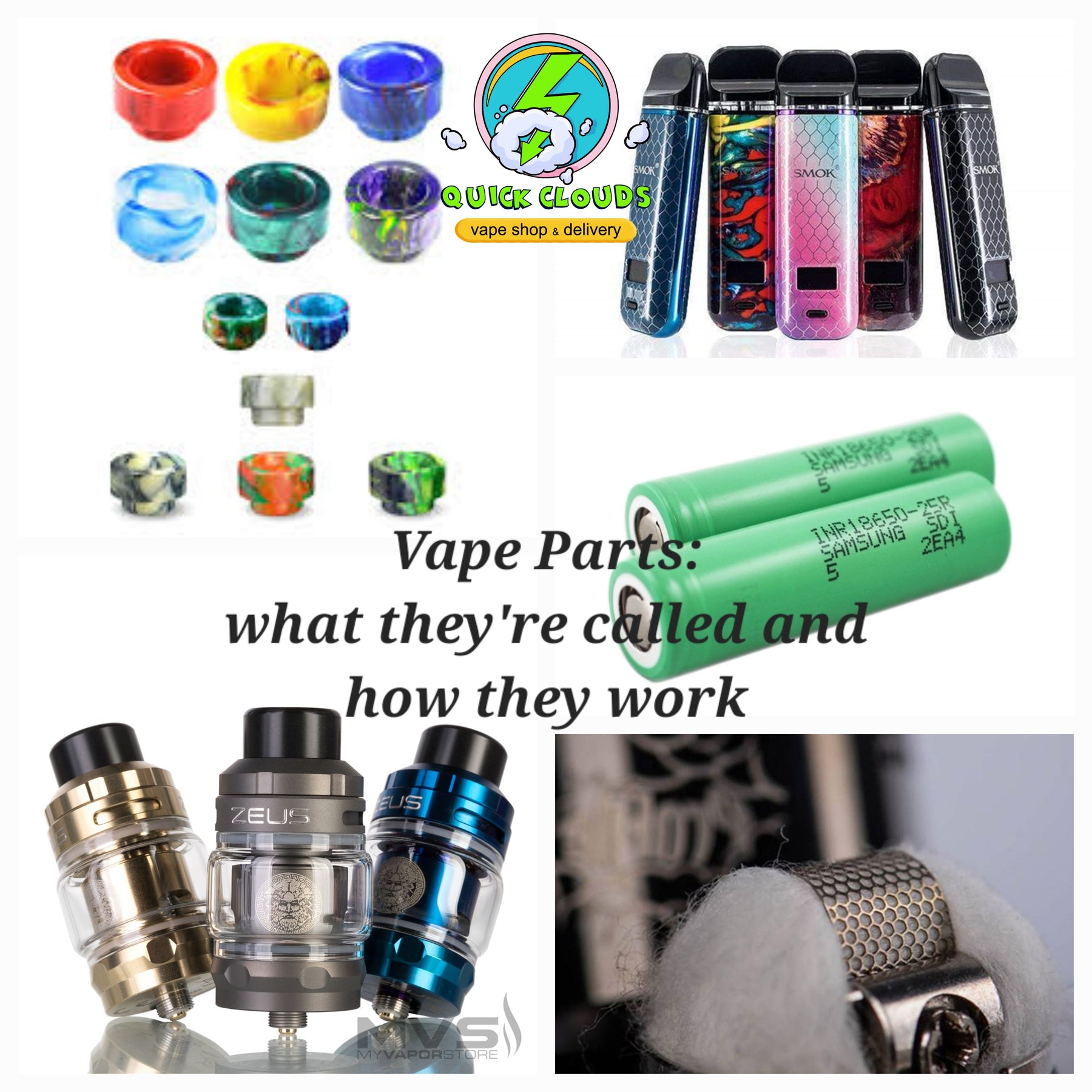 Vape Part Terminology and Descriptions