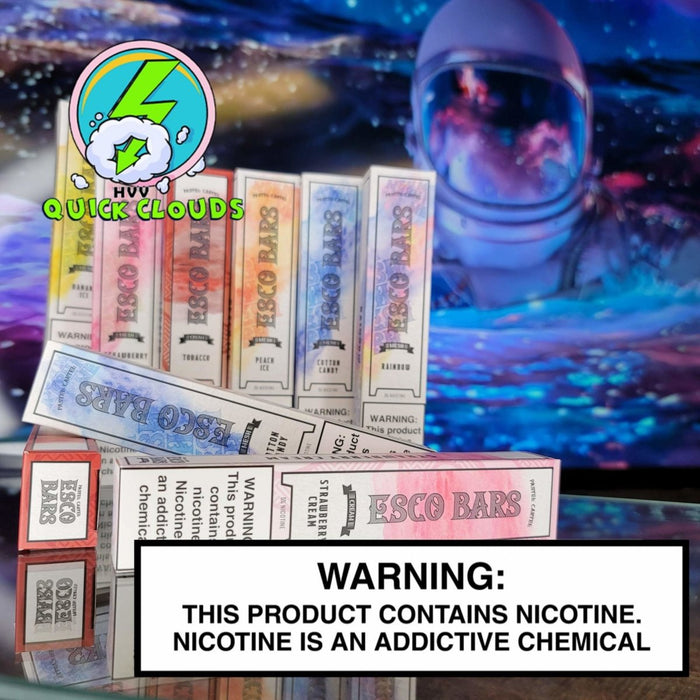30 Flavors of Esco Bars disposables IN STOCK NOW! | Quick Clouds Vape Shop and Delivery