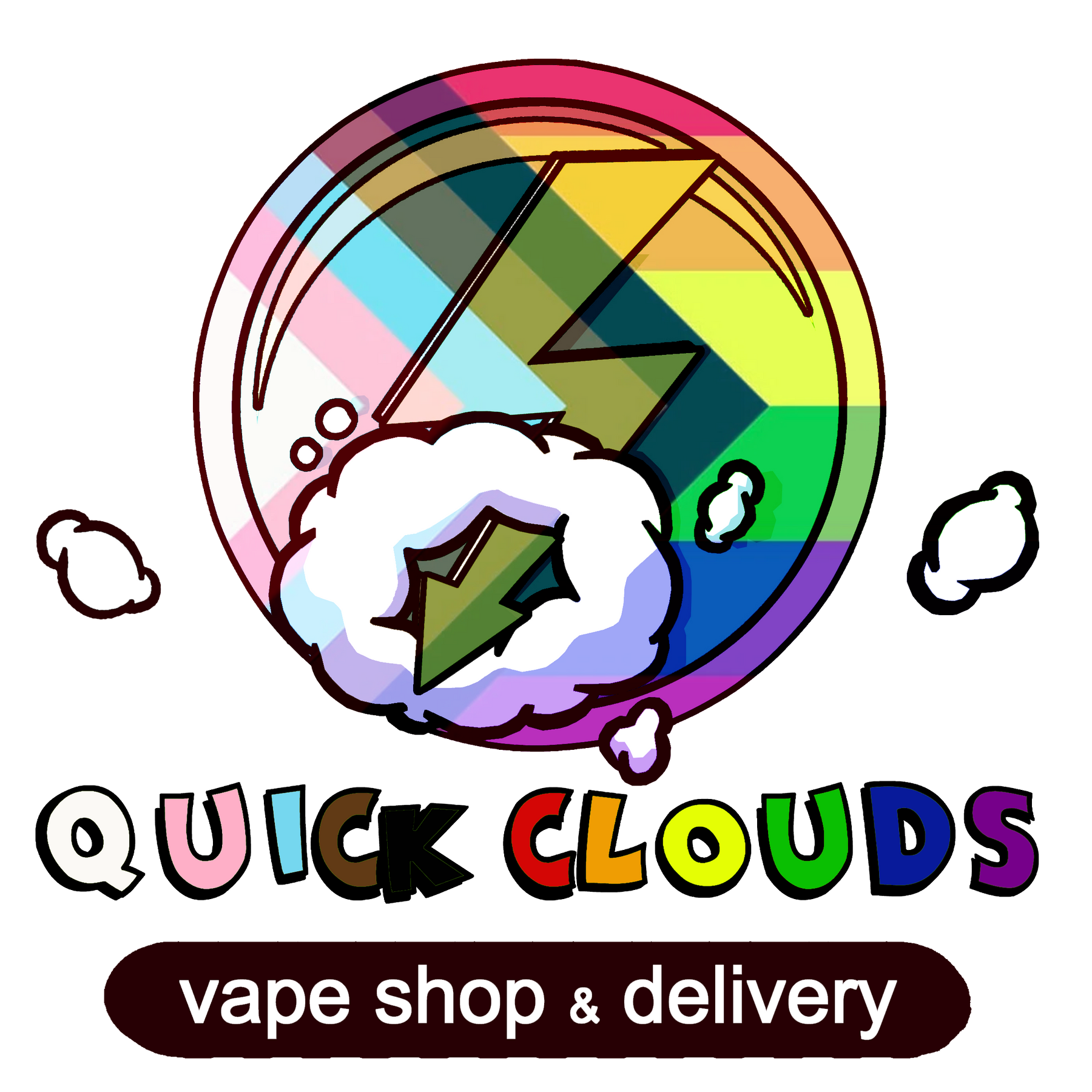 Quick Clouds Pride Logo!