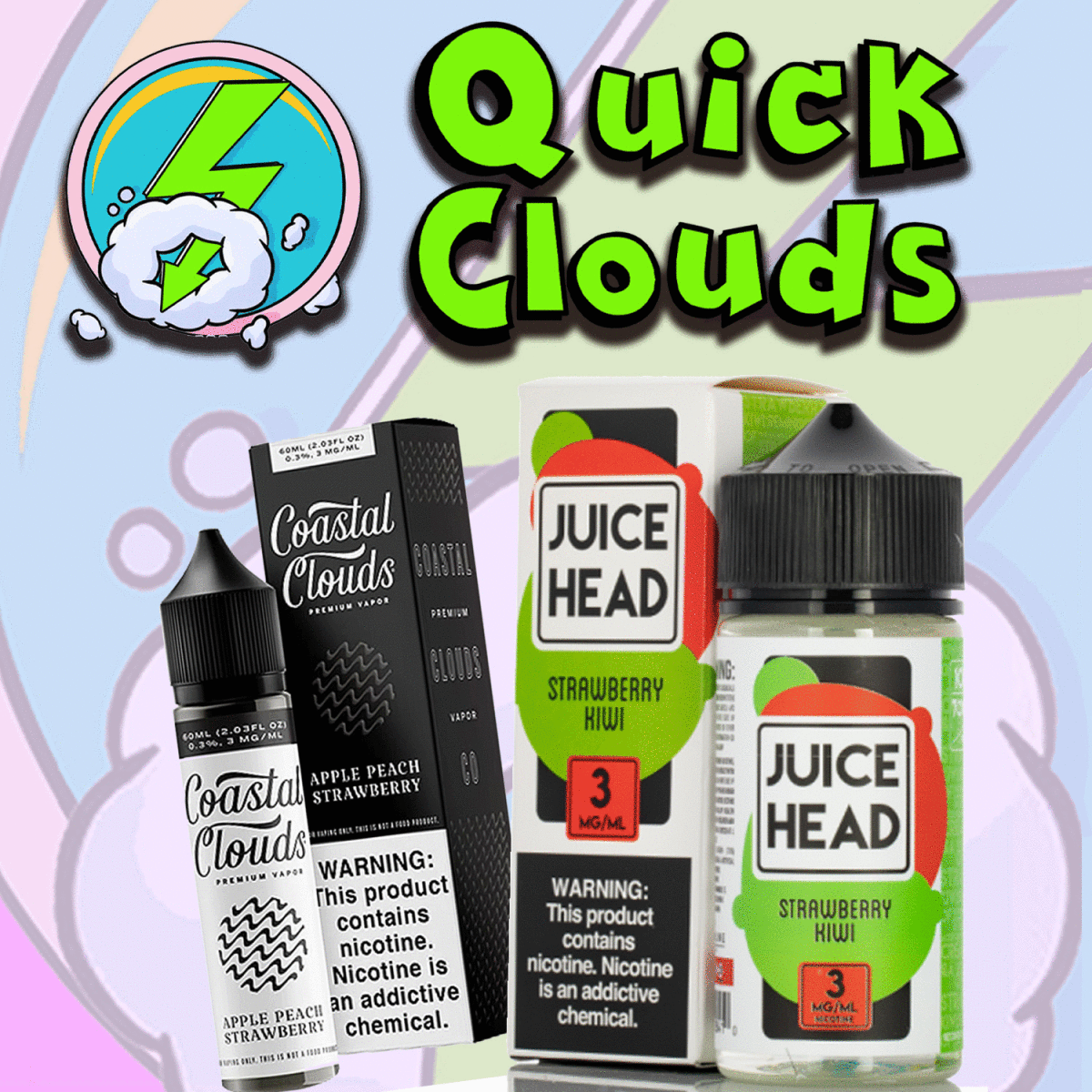 e-Juices and Disposables | Quick Clouds Vape Shop and Delivery