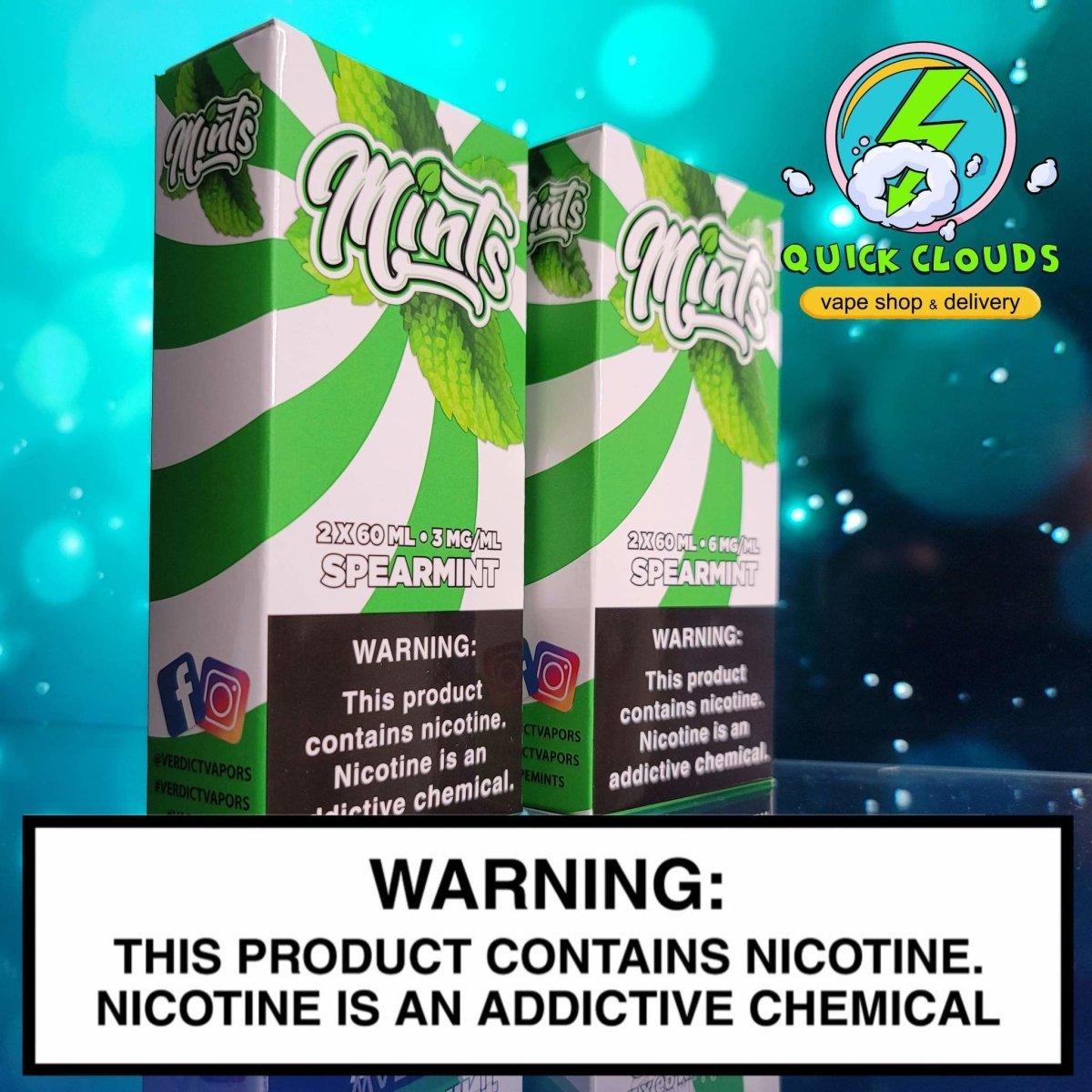 The Mints e-Liquids and Salt Nic | Quick Clouds Vape Shop and Delivery
