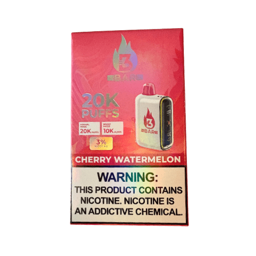 3 Bar 20k 3% Rechargeable Disposable 3 Bar Disposables Cherry Watermelon / 20000+ / 3% (30mg)