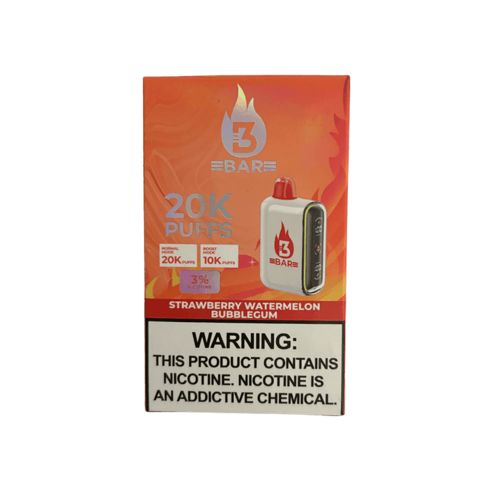 3 Bar 20k 3% Rechargable Disposable available in Aurora CO at Quick Clouds Vape Shop 3 Bar 20k 3% Rechargable Disposable available in Aurora CO at Quick Clouds Vape Shop