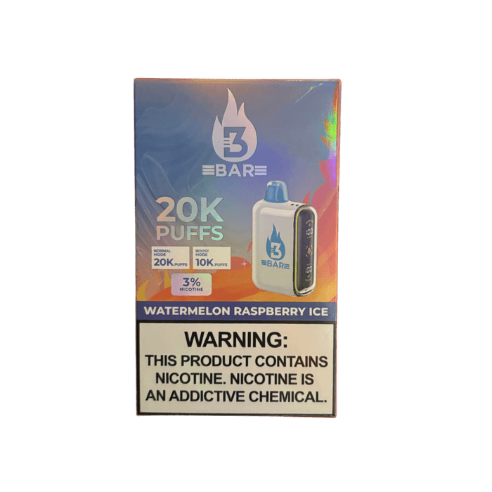 3 Bar 20k 3% Rechargable Disposable available in Aurora CO at Quick Clouds Vape Shop 3 Bar 20k 3% Rechargable Disposable available in Aurora CO at Quick Clouds Vape Shop
