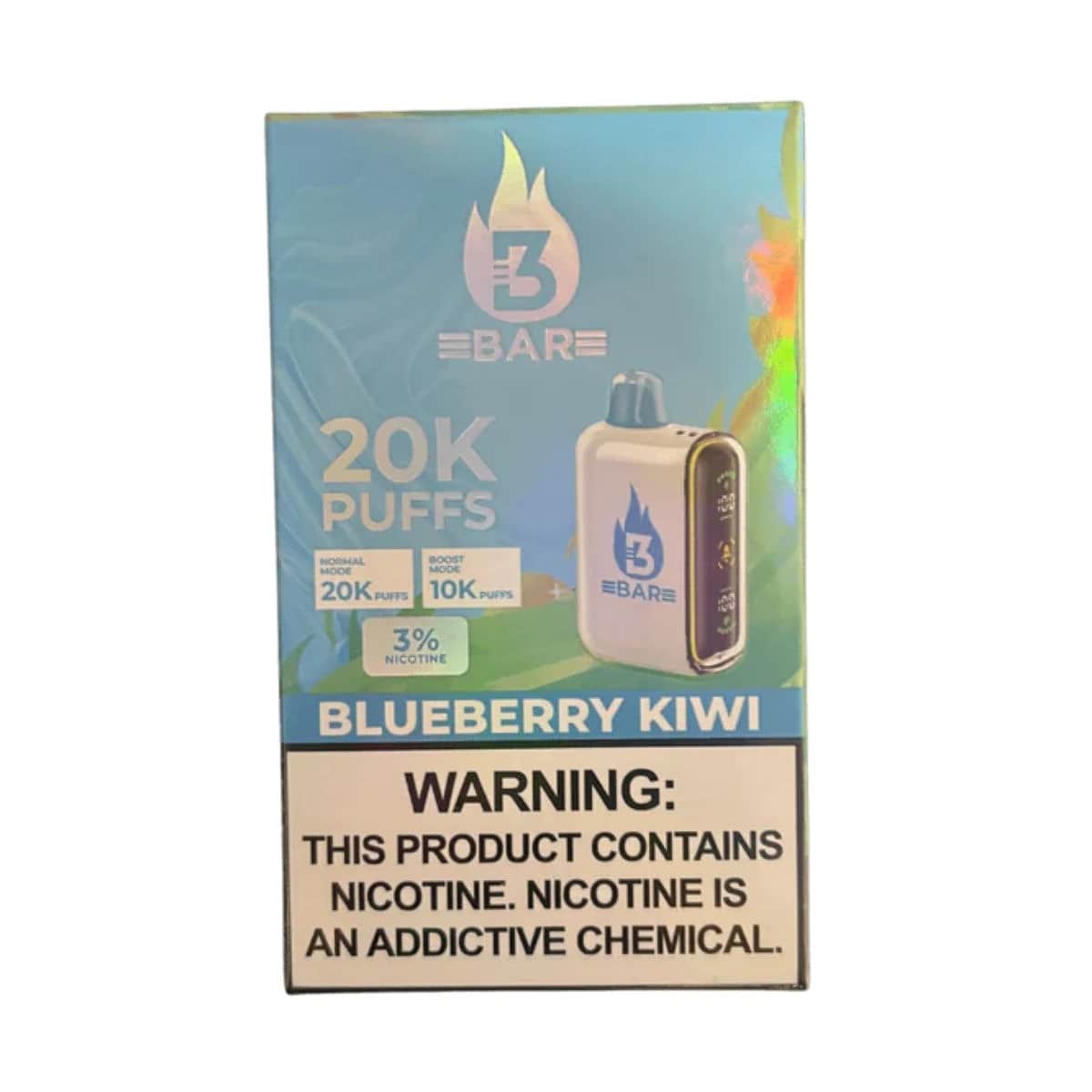 3 Bar 20k 3% Rechargable Disposable available in Aurora CO at Quick Clouds  Vape Shop