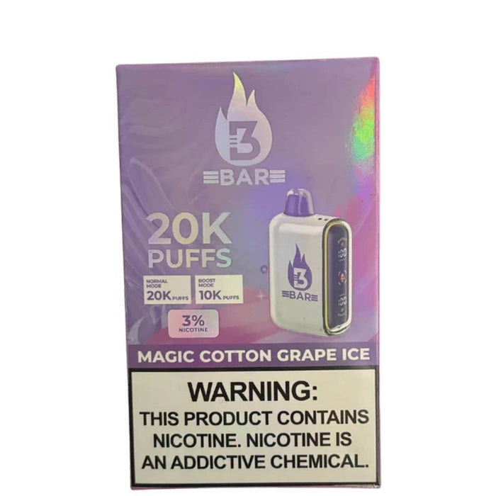 3 Bar 20k 3% Rechargable Disposable available in Aurora CO at Quick Clouds Vape Shop 3 Bar 20k 3% Rechargable Disposable available in Aurora CO at Quick Clouds Vape Shop