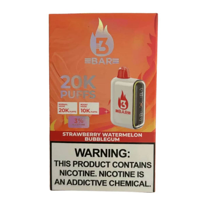 3 Bar 20k 3% Rechargable Disposable available in Aurora CO at Quick Clouds Vape Shop 3 Bar 20k 3% Rechargable Disposable available in Aurora CO at Quick Clouds Vape Shop