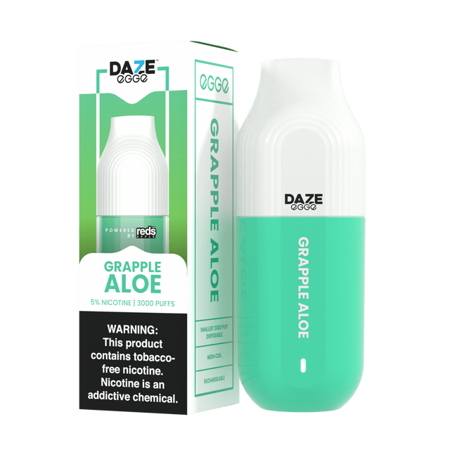 Daze Egge 3000 5% 7 Daze Disposables Grapple Aloe / 3000 / 5% (50mg)
