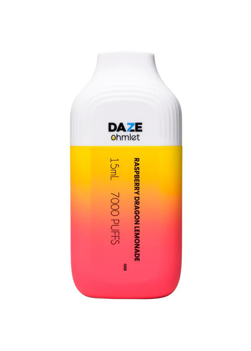 Daze Ohmlet 7000 5% 7 Daze Disposables Raspberry Dragon Lemonade / 7000 / 5% (50mg)