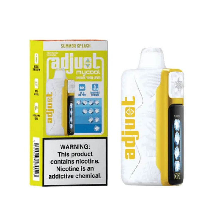 Adjust MyCool 40k 5% Rechargeable Disposable Adjust Disposables Summer Splash / 40000+ / 5% (50mg)