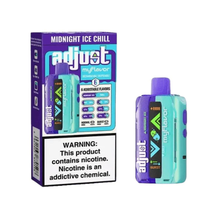 Adjust MyFlavor 40k 5% Disposable available in Aurora CO at Quick Clouds Adjust MyFlavor 40k 5% Disposable available in Aurora CO at Quick Clouds