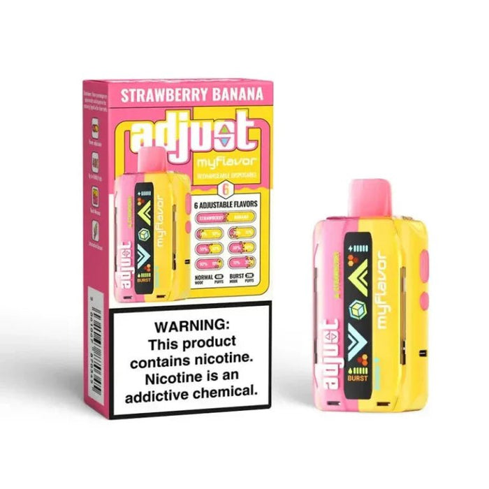 Adjust MyFlavor 40k 5% by Lost Mary VNM Disposables Strawberry Banana / 40000+ / 5% (50mg)