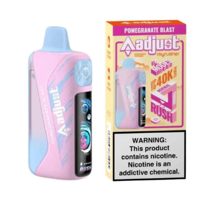 Adjust MyRusher 40k 5% Rechargeable Disposable Adjust Disposables Pomegranate Blast / 40000+ / 5% (50mg)