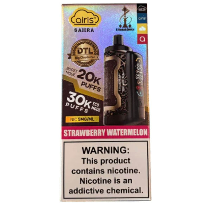 Airis Sahra 30k E-Hookah disposable vape available in Aurora CO at Quick  Clouds