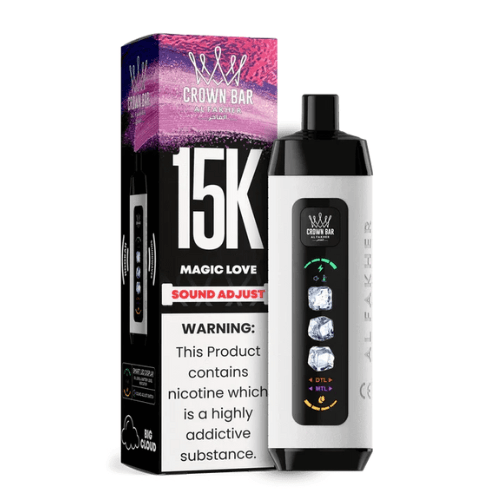 Al Fakher Crown Bar Ice Adjust 15000 Puff 0.5% Al Fakher Disposables Magic Love / 15000+ / 0.5% (5mg)