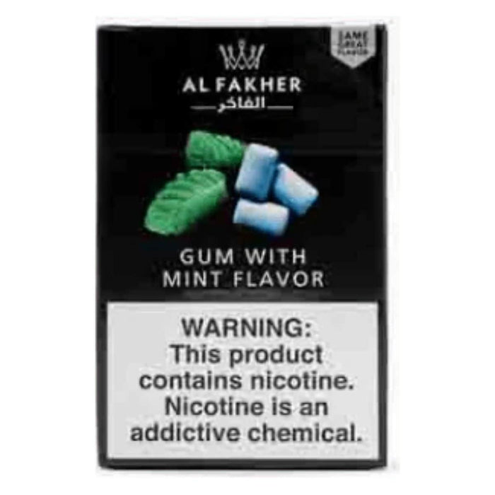 Al Fakher Authentic Hookah Tobacco (50g) Al Fakher Hookah Gum with Mint