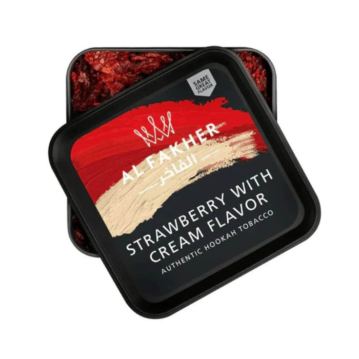 Al Fakher Authentic Hookah Tobacco (250g) Al Fakher Hookah Strawberry with Cream