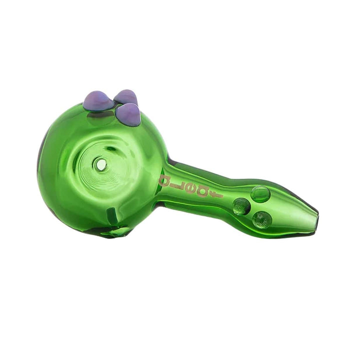 aLeaf 2.5" Big Bold Spoon Hand Pipe aLeaf Smoking Accessories Green