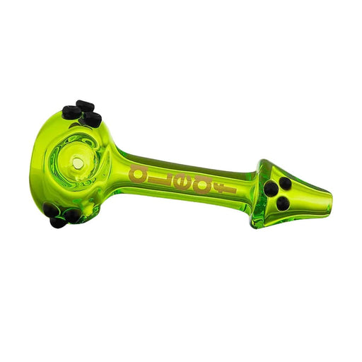 aLeaf 5" Triple Tentacle Colored Spoon Hand Pipe aLeaf Smoking Accessories Green