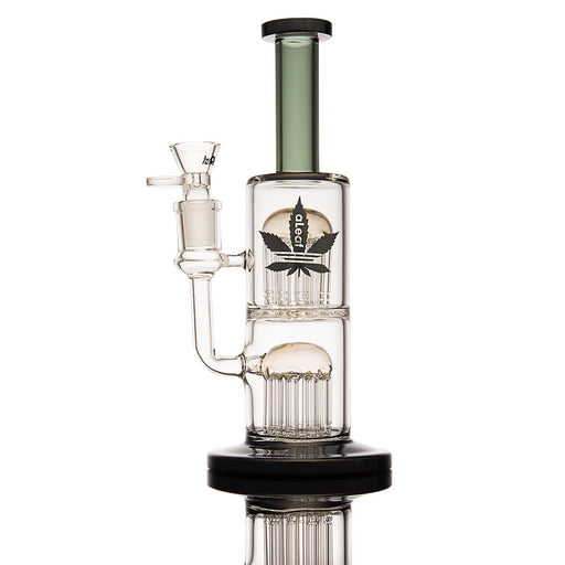 aLeaf The Double Tree 11" 5mm Rig aLeaf Smoking Accessories Black