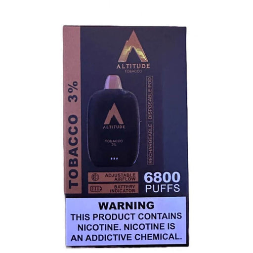 Altitude Bar 6800 3% Altitude Bars Disposables Tobacco / 6800+ / 3% (30mg)