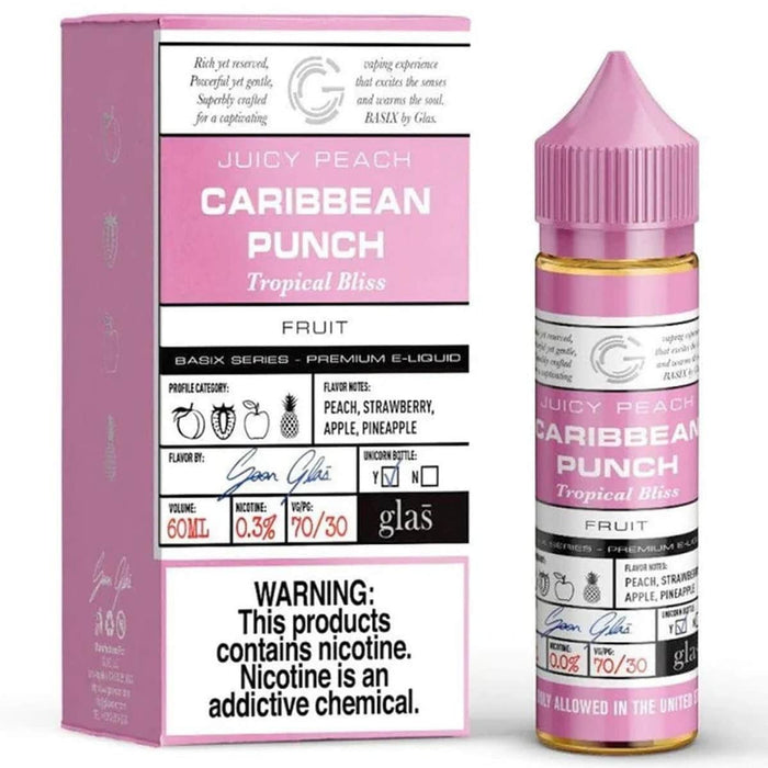 Basix Series by Glas 60mL Basix Series Premium e-Liquids Caribbean Punch / 3mg / 60mL