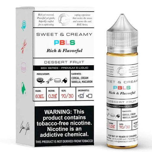 Basix Series by Glas 60mL Basix Series Premium e-Liquids PBLS / 3mg / 60mL