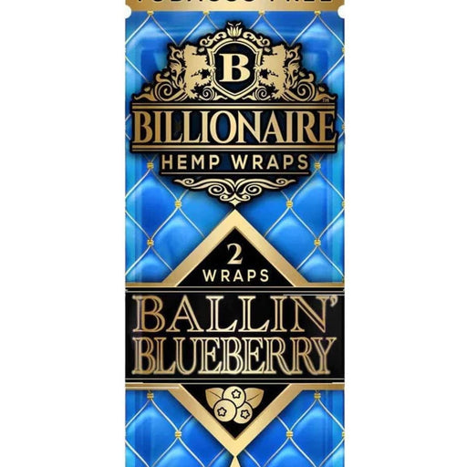 Billionaire Hemp Wraps Billionaire Hemp Wraps Smoking Accessories Ballin Blueberry