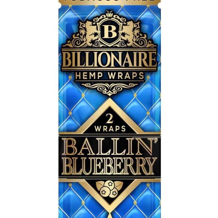 Billionaire Hemp Wraps Billionaire Hemp Wraps Smoking Accessories Ballin Blueberry