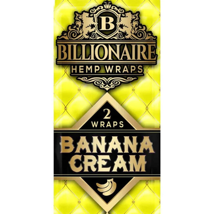 Billionaire Hemp Wraps Billionaire Hemp Wraps Smoking Accessories Banana Cream