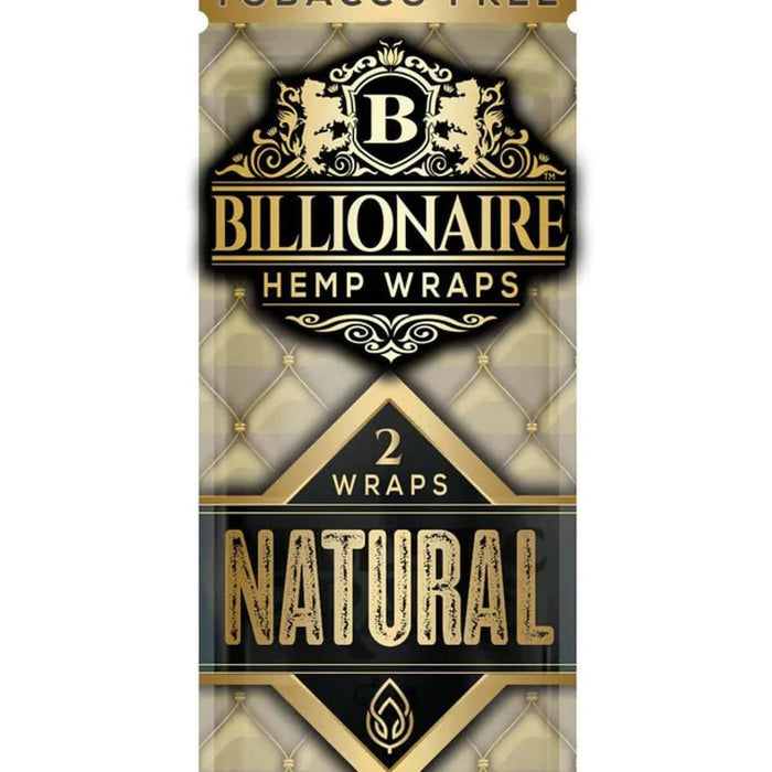 Billionaire Hemp Wraps Billionaire Hemp Wraps Smoking Accessories Natural