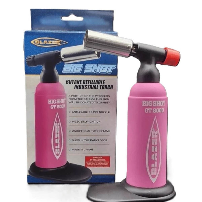 Blazer Big Shot Torch Blazer Smoking Accessories Pink Big Shot