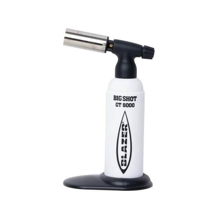 Blazer Big Shot Torch Blazer Smoking Accessories White and Black Big Shot