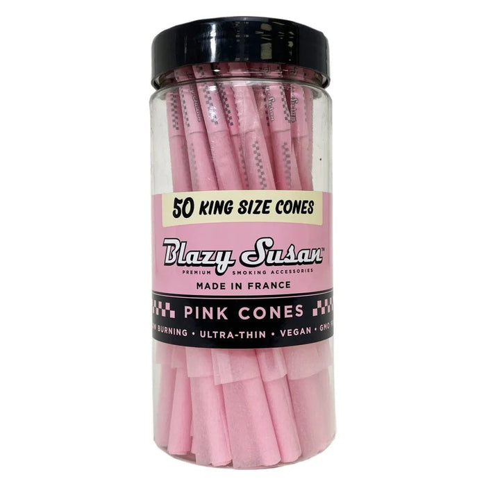 Blazy Susan Pink Cones Blazy Susan Smoking Accessories King (50 Ct)