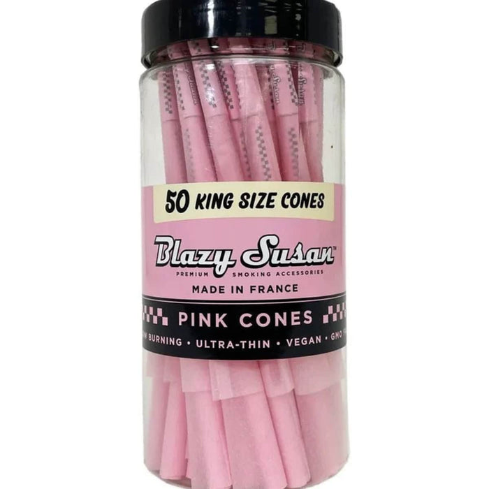 Blazy Susan Pink Cones Blazy Susan Smoking Accessories King (50 Ct)