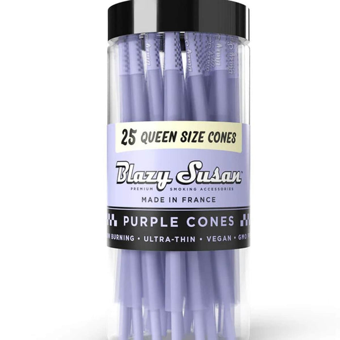 Blazy Susan Purple Cones Blazy Susan Smoking Accessories Queen Size (25 Ct)