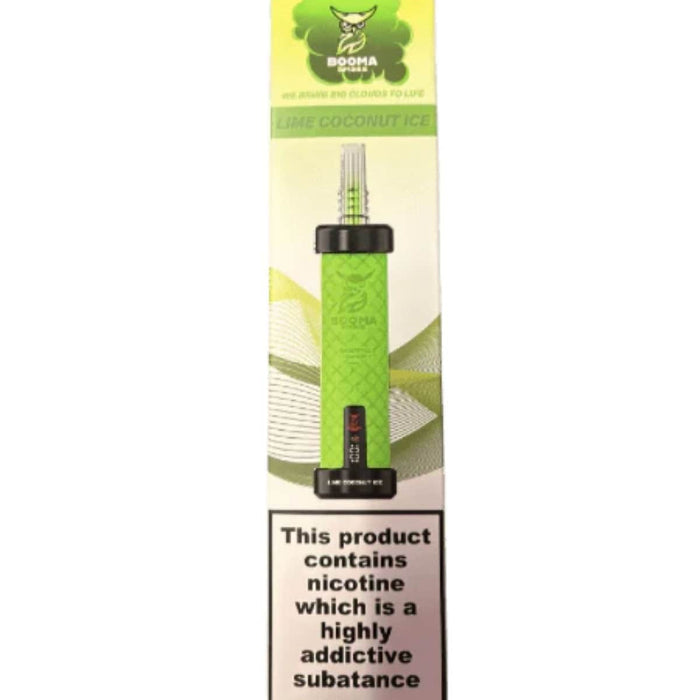 Booma Hookah Max 50k 0.5% Booma Disposables Lime Coconut Ice / 50000+ / 0.5% (5mg)