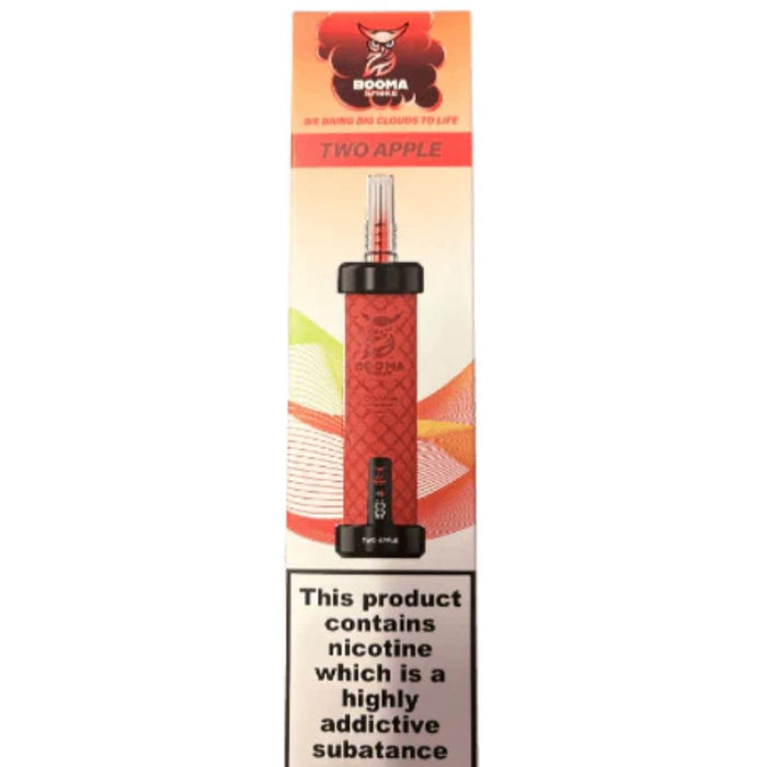 Booma Hookah Max 50k 0.5% Booma Disposables Two Apple / 50000+ / 0.5% (5mg)