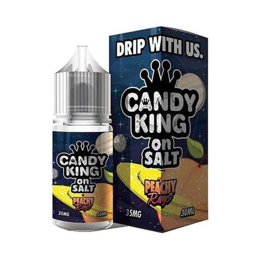 Candy King on Salt 30mL Candy King Nicotine Salt Premiums Peachy Rings / 35mg / 30mL