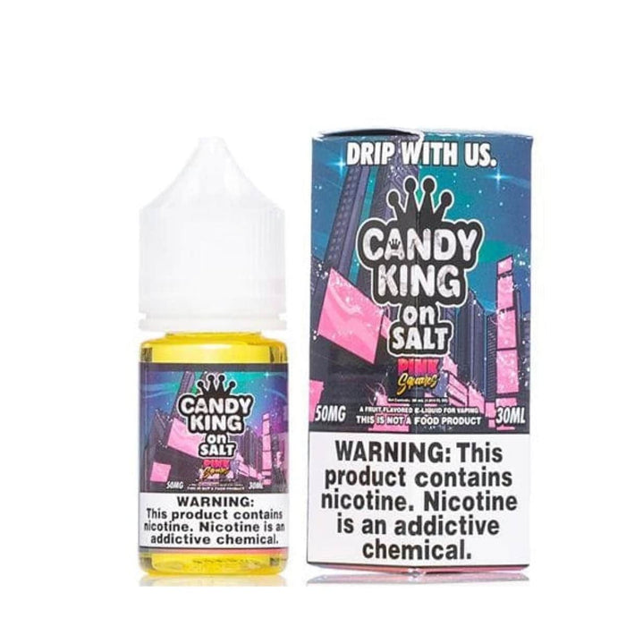 Candy King on Salt 30mL Candy King Nicotine Salt Premiums Pink Squares / 35mg / 30mL