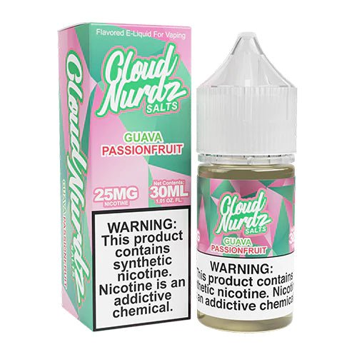 Cloud Nurdz Salt 30mL Cloud Nurdz Nicotine Salt Premiums Guava Passionfruit / 25mg